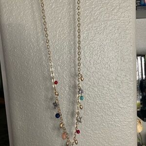 Elegant Multicolor Charm Necklace